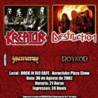 Kreator e Destruction em Salvador
